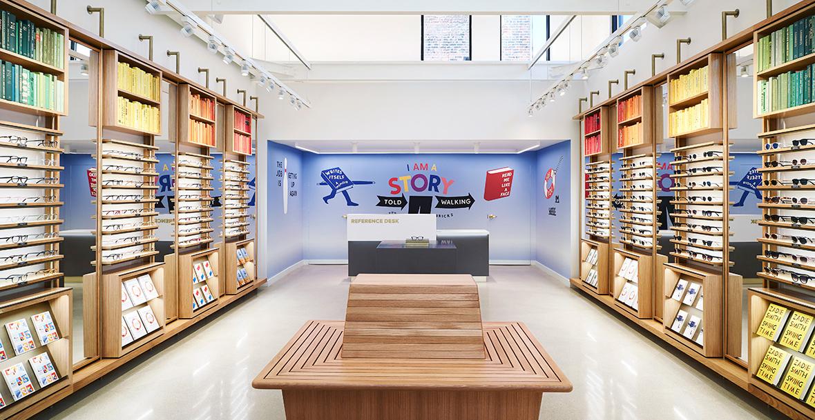 Colorful optical store