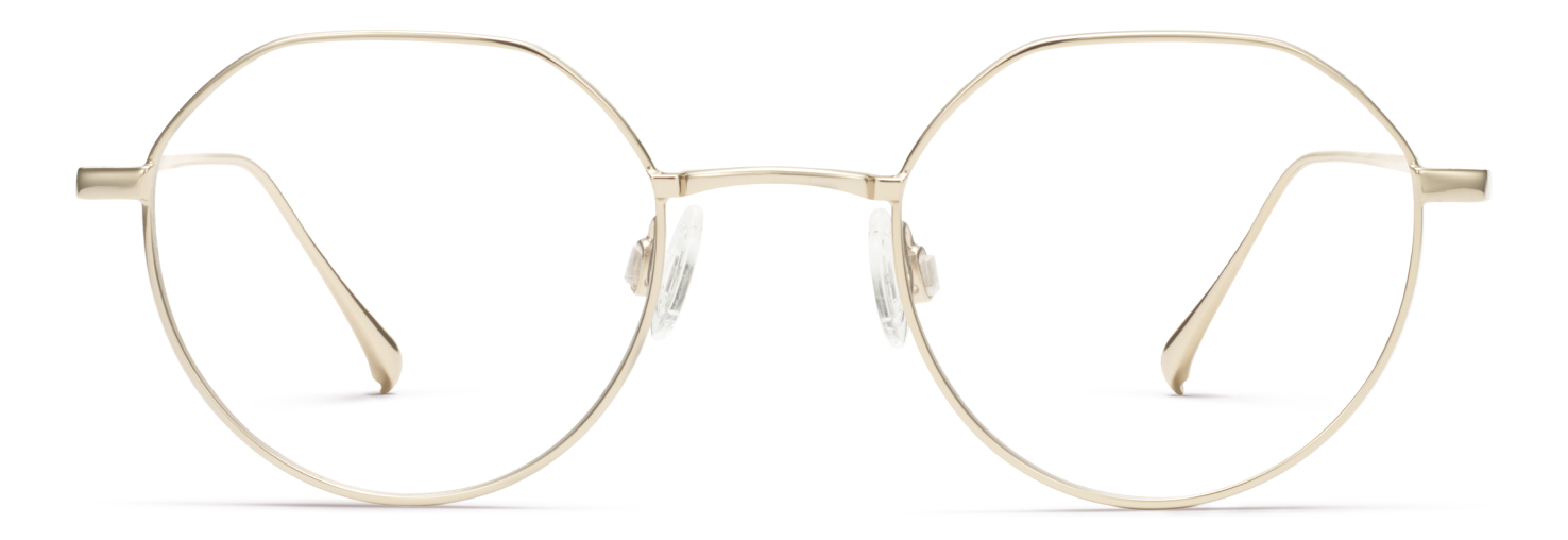 Gavin glasses in polished gold