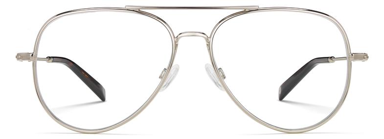 Raider glasses in polished silver