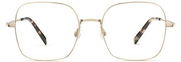 Aniyah glasses in Polished Gold