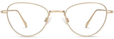 Shirley glasses in Polished Gold