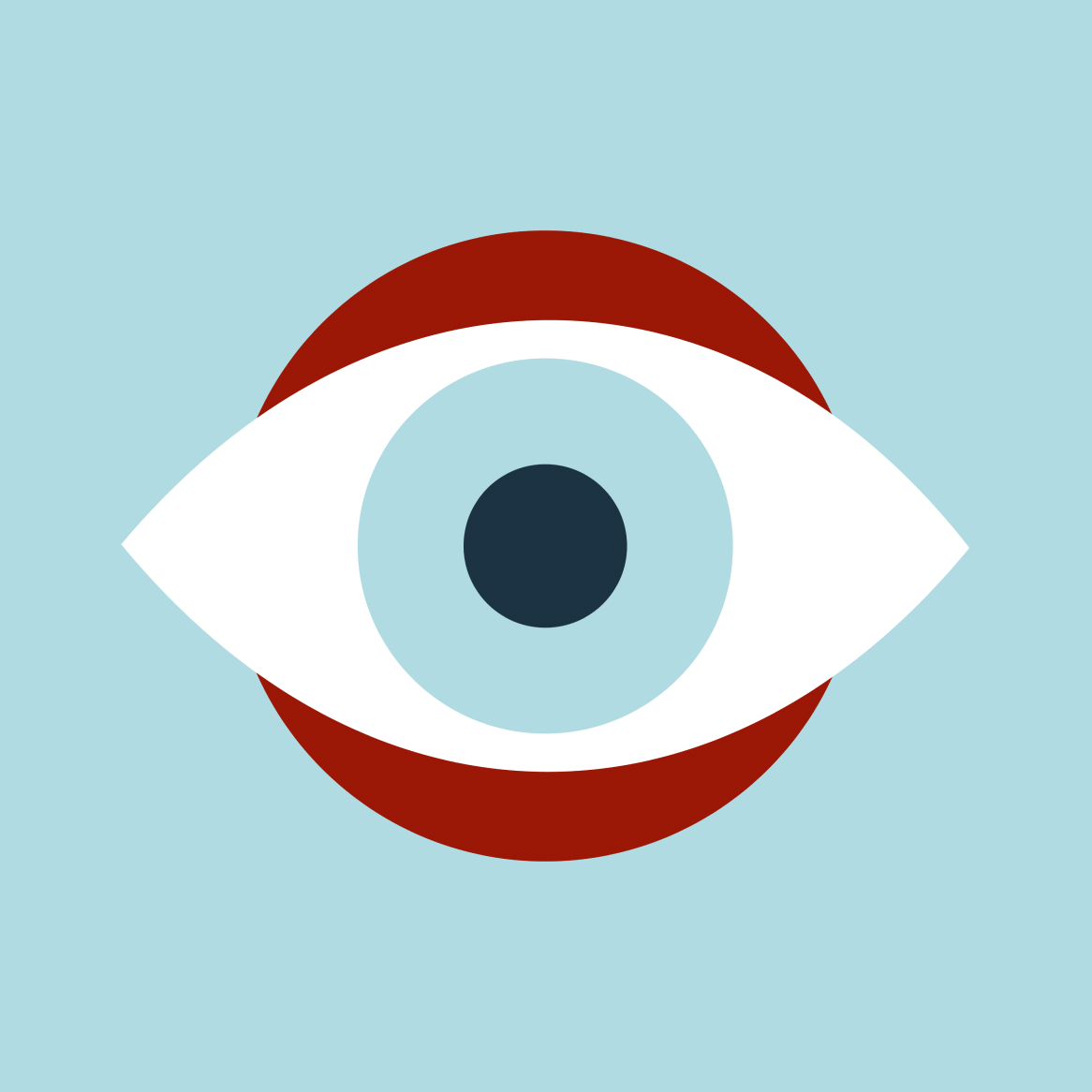 Illustration of an itchy eye