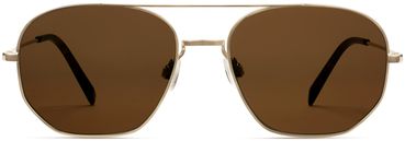 Aram Sunglasses in Polished Gold