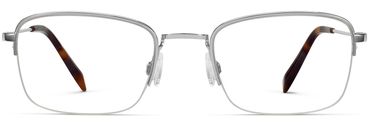 Armando Glasses in Polished Silver