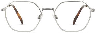Keiko glasses in Polished Silver